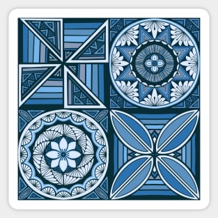 Tapa patchwork - ocean Sticker